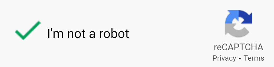 reCAPTCHA widget
